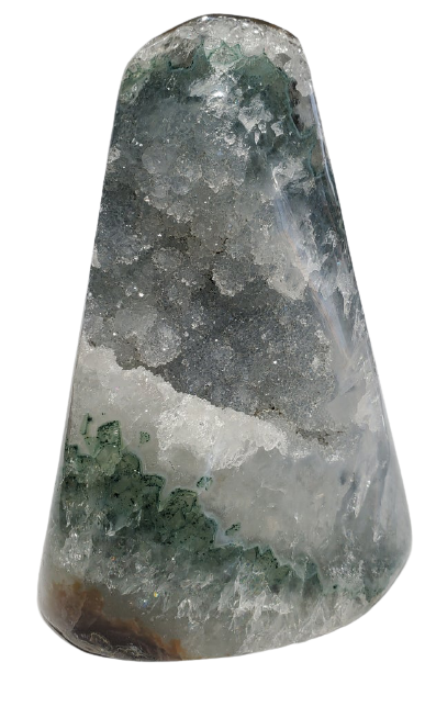 Druzy Quartz and Agate Free Form (Brasil)