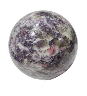 Pink Tourmaline and Lepidolite Sphere (Madagascar)