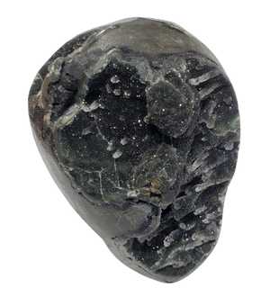 Druzy Black Quartz Stalactite Formation (Uruguay)