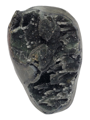 Druzy Black Quartz Stalactite Formation (Uruguay)