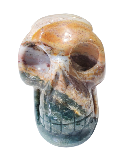 Sea Jasper Skull (Madagadcar)