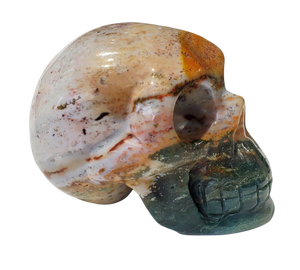 Sea Jasper Skull (Madagadcar)