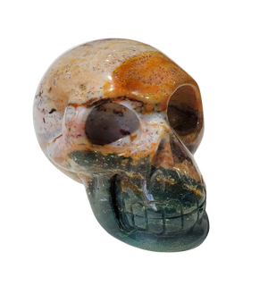 Sea Jasper Skull (Madagadcar)