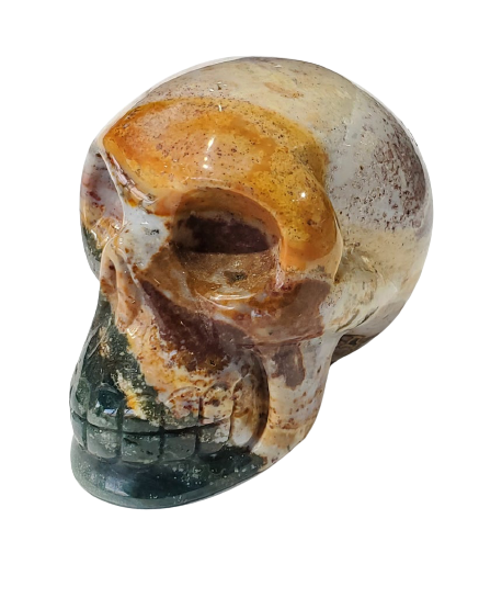 Sea Jasper Skull (Madagadcar)