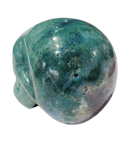 Sea Jasper Skull (Madagascar)