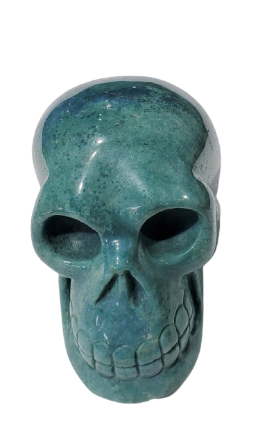 Sea Jasper Skull (Madagascar)