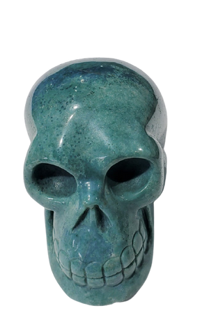 Sea Jasper Skull (Madagascar)