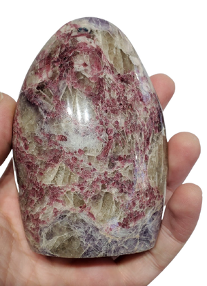 Pink Tourmaline and Lepudolite Free Form (Madagascar)