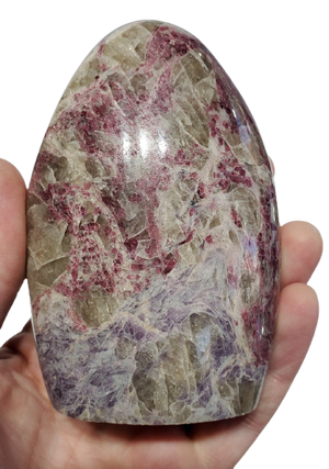 Pink Tourmaline and Lepudolite Free Form (Madagascar)