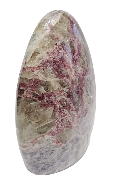 Pink Tourmaline and Lepudolite Free Form (Madagascar)