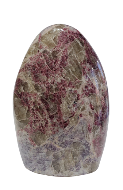 Pink Tourmaline and Lepudolite Free Form (Madagascar)