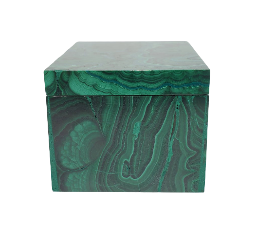 Malachite and Cornetite Box (Congo)