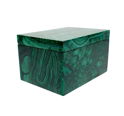 Malachite and Cornetite Box (Congo)