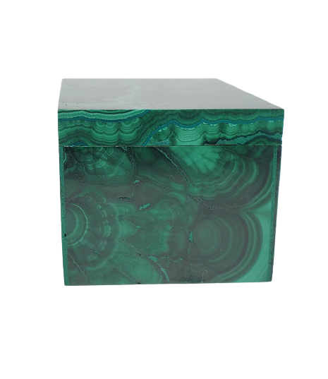 Malachite and Cornetite Box (Congo)