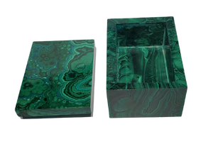 Malachite and Cornetite Box (Congo)