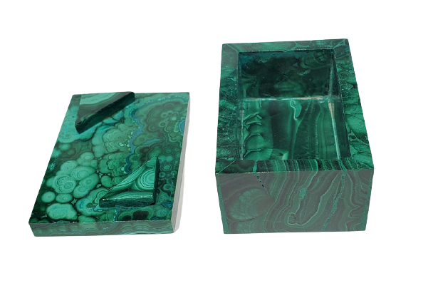 Malachite and Cornetite Box (Congo)