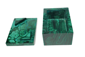 Malachite and Cornetite Box (Congo)