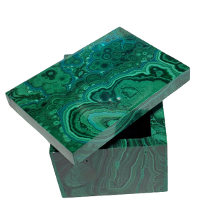 Malachite and Cornetite Box (Congo)
