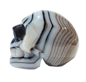 Banded Agate Skull