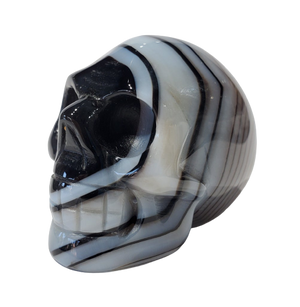 Banded Agate Skull