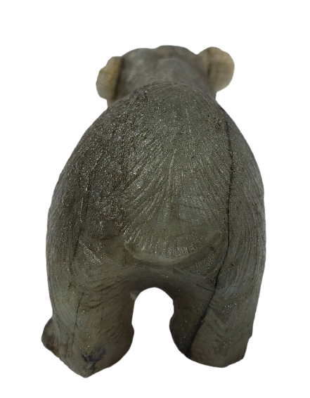 Labradorite Bear Carving
