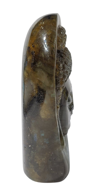Labradorite Buddha Carving