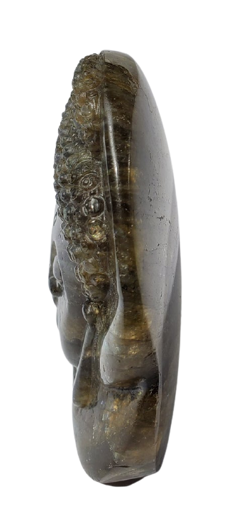 Labradorite Buddha Carving