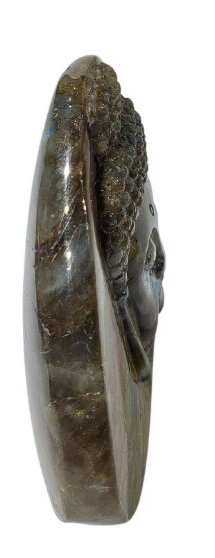 Labradorite Buddha Carving