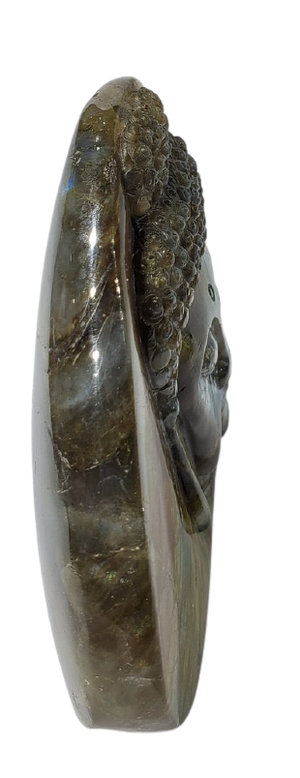 Labradorite Buddha Carving