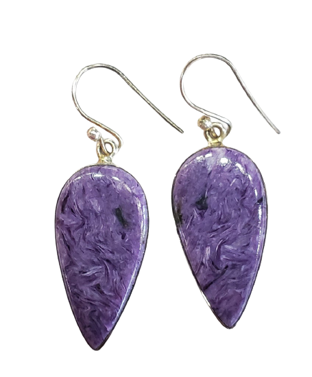 Charoite Earrings