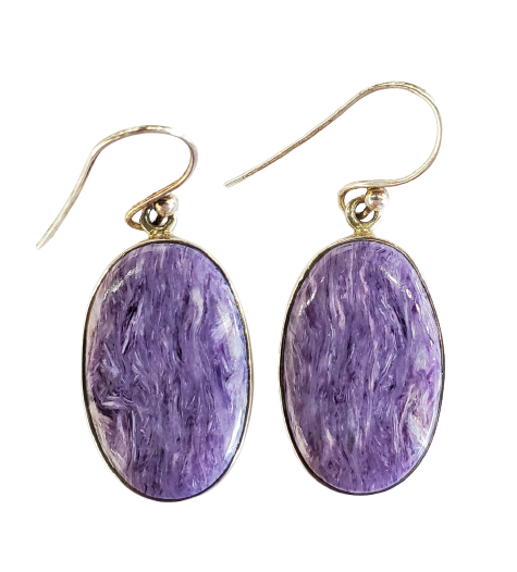 Charoite Earrings