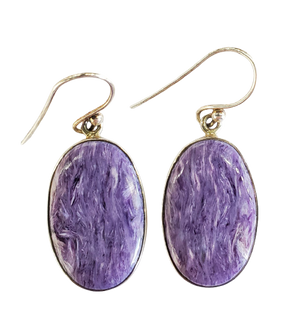 Charoite Earrings