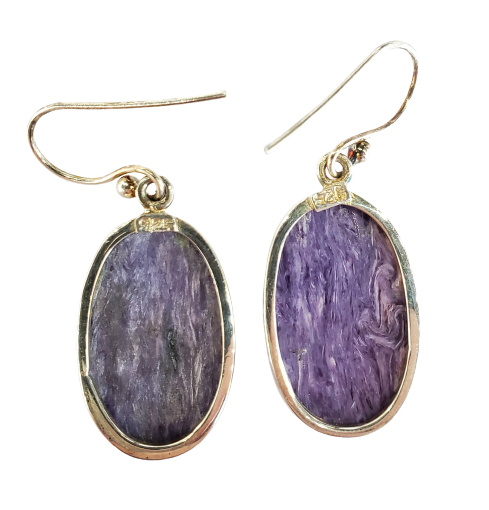 Charoite Earrings