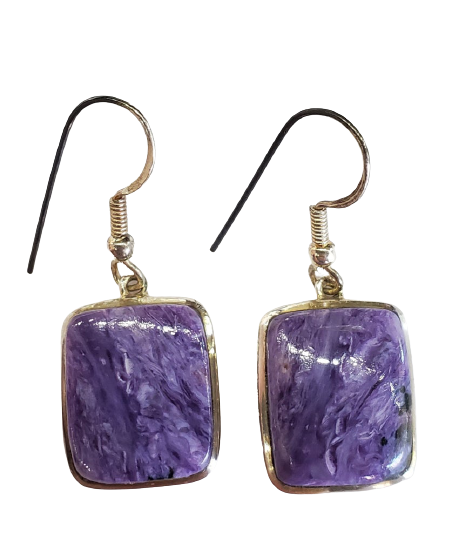 Charoite Earrings