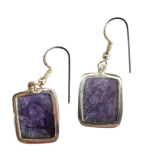 Charoite Earrings