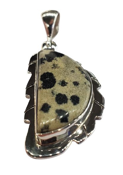 Dalmatian Jasper Pendant