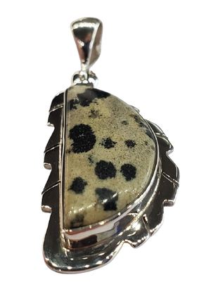Dalmatian Jasper Pendant
