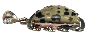 Dalmatian Jasper Pendant