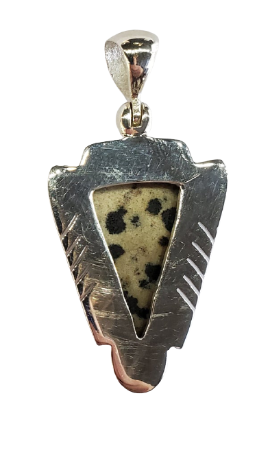 Dalmatian Jasper Pendant