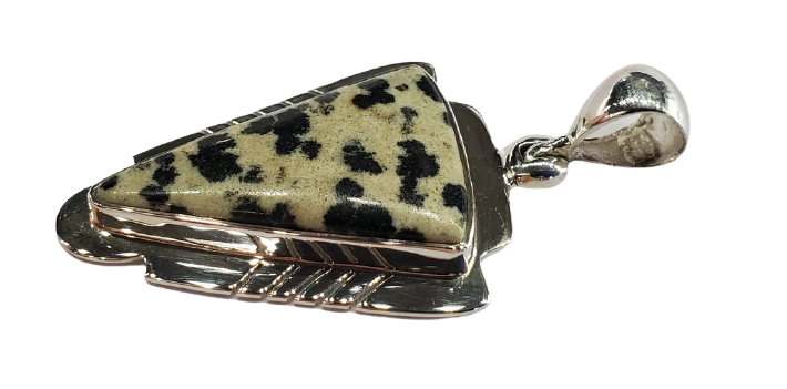 Dalmatian Jasper Pendant