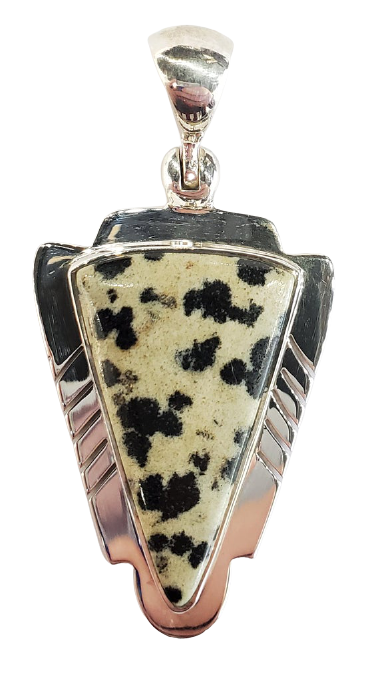 Dalmatian Jasper Pendant