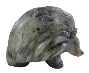 Labradorite Hedgehog Carving