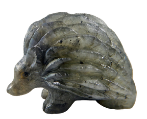 Labradorite Hedgehog Carving
