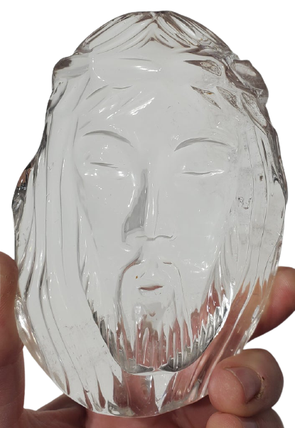 Quartz Jesus Carving