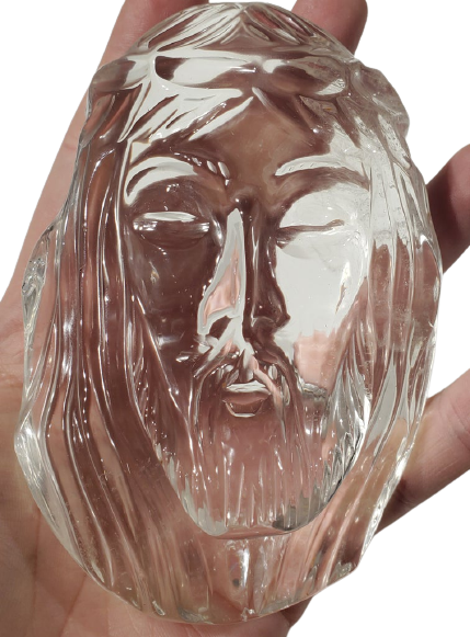 Quartz Jesus Carving