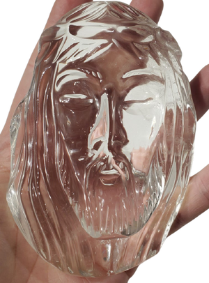 Quartz Jesus Carving