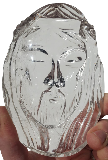 Quartz Jesus Carving