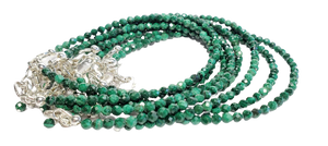 Faceted Malachite Bracelet