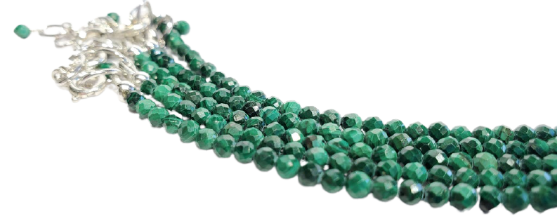 Faceted Malachite Bracelet
