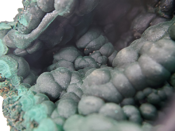 Botryoidal Malachite,  Congo